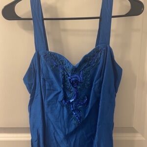 Royal blue tank top